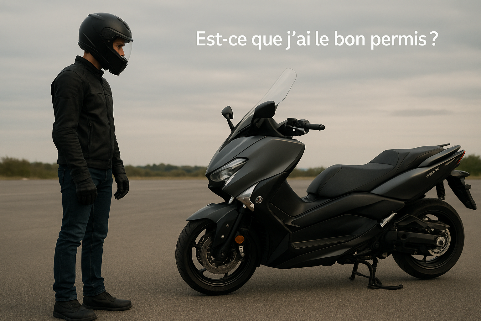 quel permis pour conduire un scooter Tmax